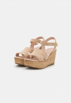 Pier One Mujer LEATHER - Sandalias Con Plataforma - Beige -PIER ONE Ventas db7a11acc7844fdfa7841e58c58b006a
