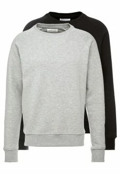 Pier One Hombre 2er Pack CREW NECK - Sudadera - Mottled Light Grey/black 12 Pier One Hombre 2er Pack CREW NECK - Sudadera - Mottled Light Grey/black -PIER ONE Ventas dba537e667ce4fe2aee0ab958e24e9cf