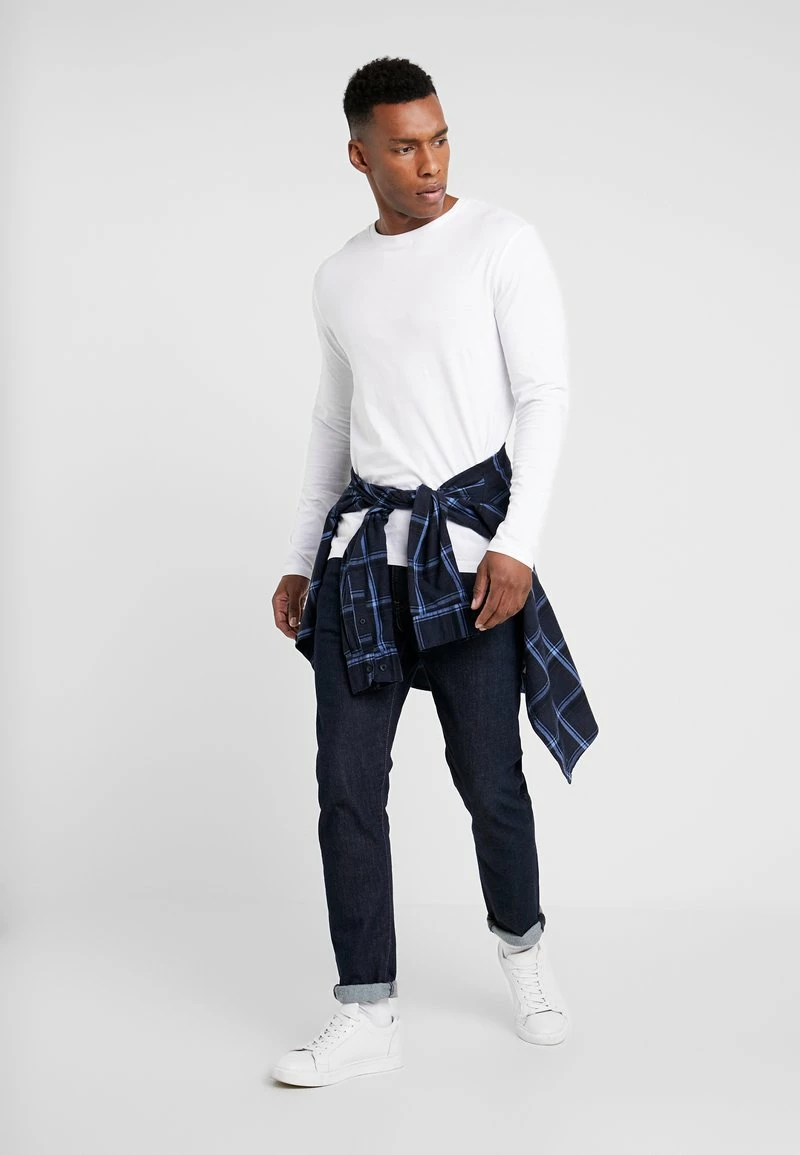 Pier One Hombre 2 PACK - Camiseta De Manga Larga - White 4 Pier One Hombre 2 PACK - Camiseta De Manga Larga - White - Imagen 2