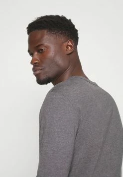 Pier One Hombre Camiseta De Manga Larga - Dark Grey Melange -PIER ONE Ventas dca7c9e513d947e8b4fb652aa8572f1f