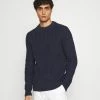 Pier One CHUNKY MOCKNECK JUMPER - Jersey De Punto - Dark Blue, Hombre -PIER ONE Ventas dfff3d0198914ce8832239c31a0ca6d4