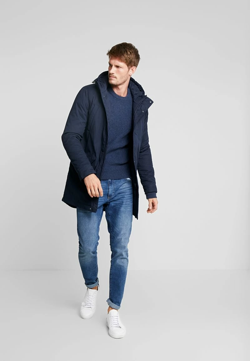 Pier One Hombre Parka - Dark Blue 4 Pier One Hombre Parka - Dark Blue - Imagen 2