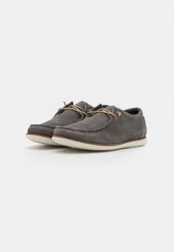 Pier One LEATHER - Zapatos Con Cordones - Grey, Hombre -PIER ONE Ventas e0b3b361c1e1434e8374517cc08887c6