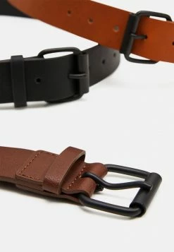 Pier One Unisexo 3 PACK - Cinturón - Black/brown/cognac -PIER ONE Ventas e0f11aa94c50410691693ddd4a5cfdc3