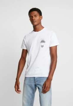 Pier One Hombre Camiseta Estampada - White