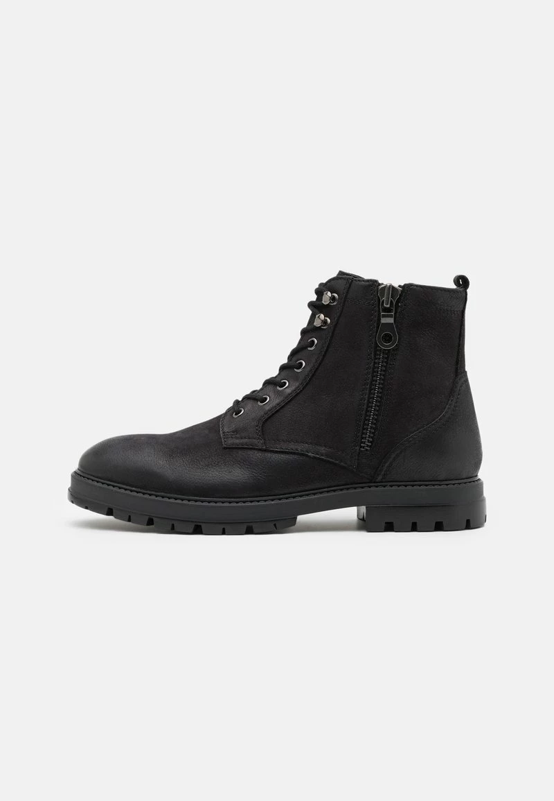 Pier One Hombre LEATHER - Botines Con Cordones - Black 3 Pier One Hombre LEATHER - Botines Con Cordones - Black