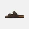 Pier One UNISEX - Sandalias Planas - Brown, Unisexo