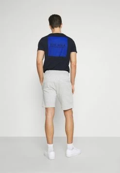 Pier One Hombre 2 PACK - Shorts - Mottled Light Grey/dark Blue -PIER ONE Ventas e60f7b3fdabf4ebdaf4ab507e95d2596