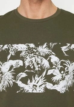 Pier One Hombre Camiseta Estampada - Oliv -PIER ONE Ventas e6c0de5c0a54450e9383cee4393723a0