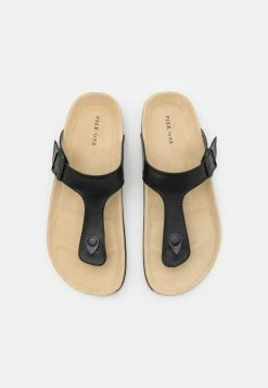 Pier One UNISEX - Sandalias De Dedo - Black, Unisexo -PIER ONE Ventas e70e6d897c97497eb35826036316c96f