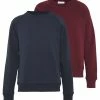 Pier One Hombre 2er Pack CREW NECK - Sudadera - Dark Blue/bordeaux -PIER ONE Ventas e8ca40f9b80c4f6f9ec83d1f66be0f35