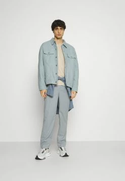 Pier One WITH BIRD STRAIGHT 5 PACK - Camiseta Básica - Dark Grey/dark Blue/olive, Hombre