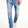 Pier One Hombre DISTRESSED DENIM SLIM FIT - Vaqueros Slim Fit - Light Blue -PIER ONE Ventas eeeef9b09e5745beb8ea149d3df01281