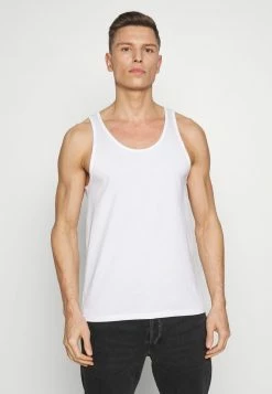 Pier One 2 PACK - Top - White, Hombre -PIER ONE Ventas ef14c75c4d9f467a9e4fd7734ffc23d2