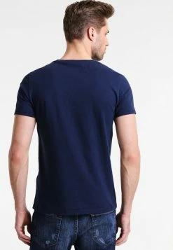 Pier One Camiseta Estampada - Navy, Hombre -PIER ONE Ventas ef801e5034b9467b90ef00327857fd33