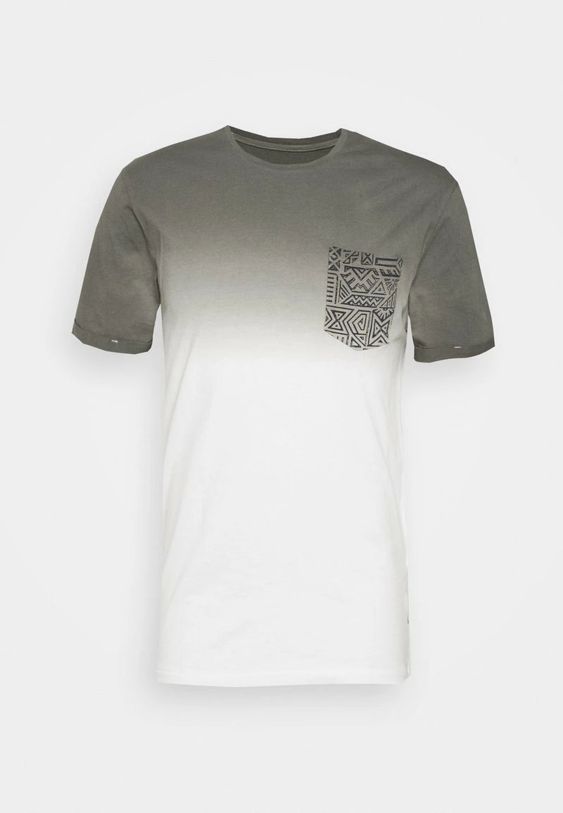 Pier One Hombre Camiseta Estampada - White/grey 3 Pier One Hombre Camiseta Estampada - White/grey