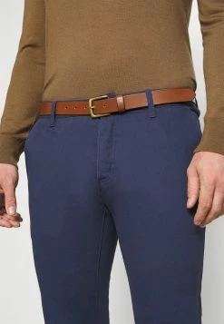 Pier One BELTED - Pantalones Chinos - Dark Blue, Hombre -PIER ONE Ventas f0de2ed3c221491eb7c8be84f3e739f9