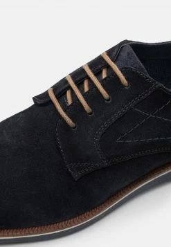 Pier One Hombre LEATHER - Zapatos De Vestir - Dark Blue -PIER ONE Ventas f1488d78e8964192b936804993c36a16