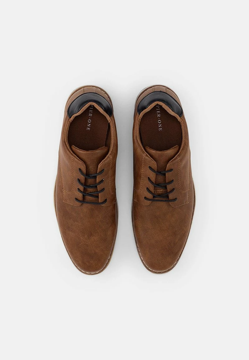 Pier One Hombre Zapatos Con Cordones - Cognac 6 Pier One Hombre Zapatos Con Cordones - Cognac - Imagen 4