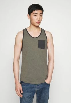 Pier One Top - Mottled Olive, Hombre