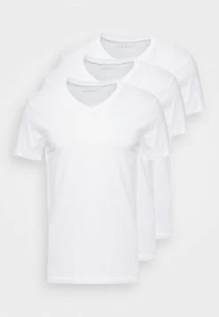 Pier One 3 PACK - Camiseta Básica - White, Hombre -PIER ONE Ventas f303a530b2ca4ce1b1fd875519edd597