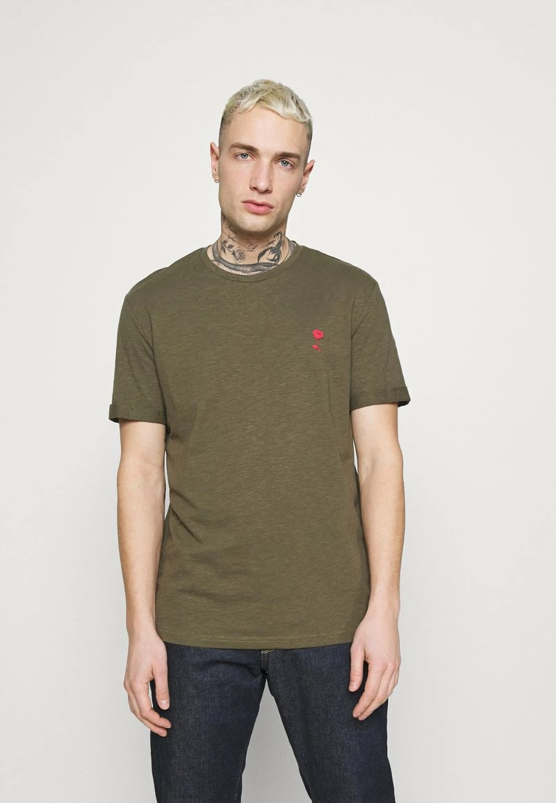 Pier One Unisexo Camiseta Estampada - Olive 3 Pier One Unisexo Camiseta Estampada - Olive