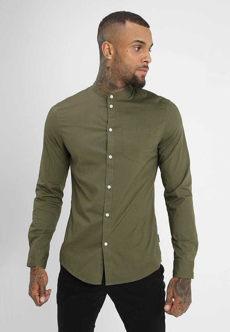 Pier One Hombre Camisa - Oliv 3 Pier One Hombre Camisa - Oliv