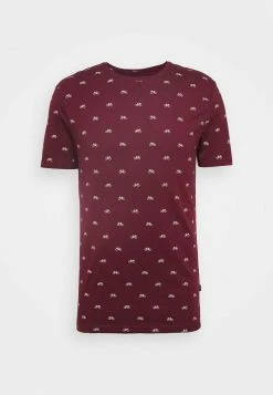 Pier One Hombre Camiseta Estampada - Bordeaux -PIER ONE Ventas f553654ca6d44ffd83c82220825e5dfc