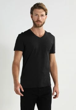 Pier One Hombre 2 PACK - Camiseta Básica - Black -PIER ONE Ventas f5ae58d798ac495dae21da6170c2b2ec