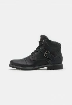 Pier One Hombre Botines Con Cordones - Black