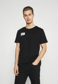Pier One Hombre Camiseta Estampada - Black