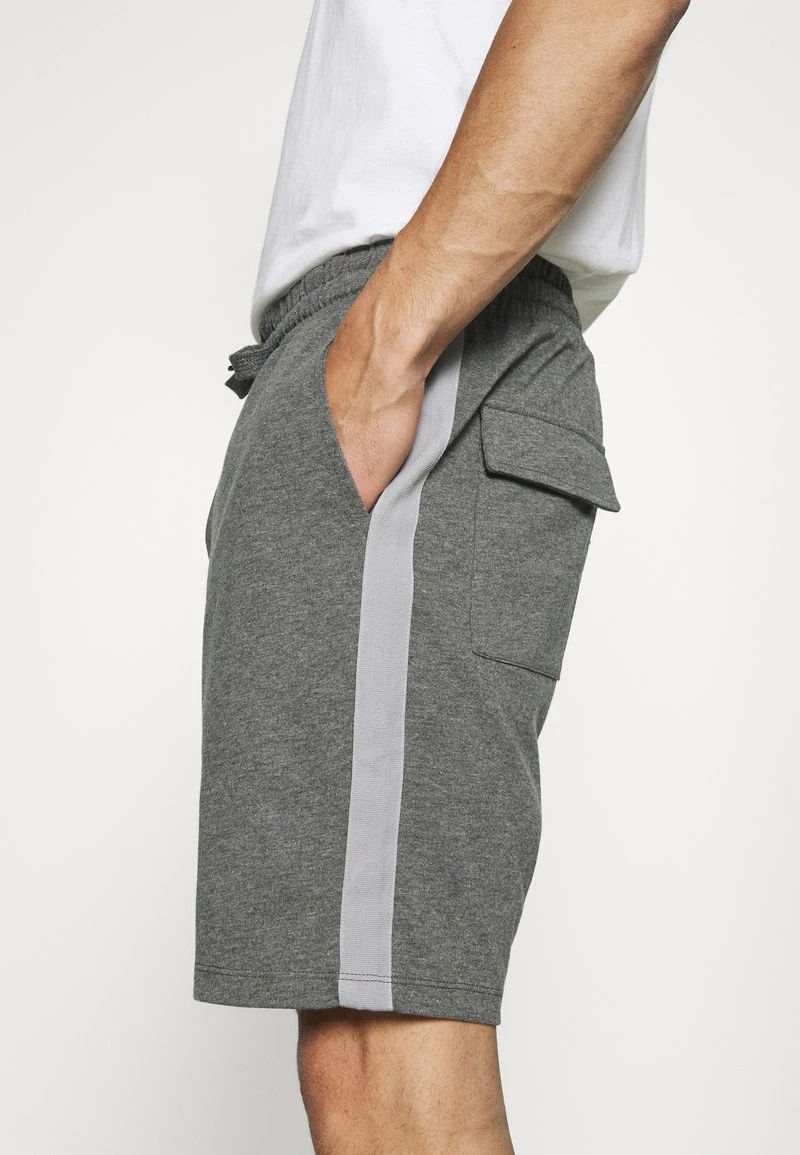Pier One Hombre LOUNGE STRIPED SHORTS - Pantalón De Pijama - Mottled Dark Grey/mottled Grey 6 Pier One Hombre LOUNGE STRIPED SHORTS - Pantalón De Pijama - Mottled Dark Grey/mottled Grey - Imagen 4