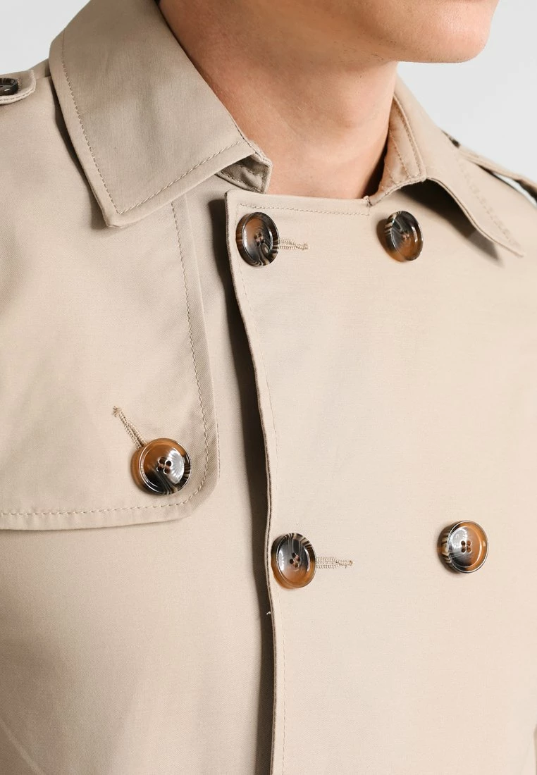 Pier One Hombre Gabardina - Beige 6 Pier One Hombre Gabardina - Beige - Imagen 4