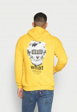 Pier One Unisexo Jersey Con Capucha - Yellow